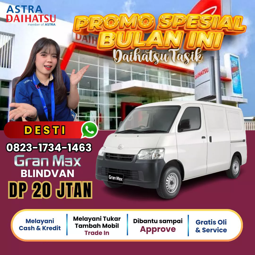 Promo Daihatsu Tasikmalaya Jenis Mobil Blindvan