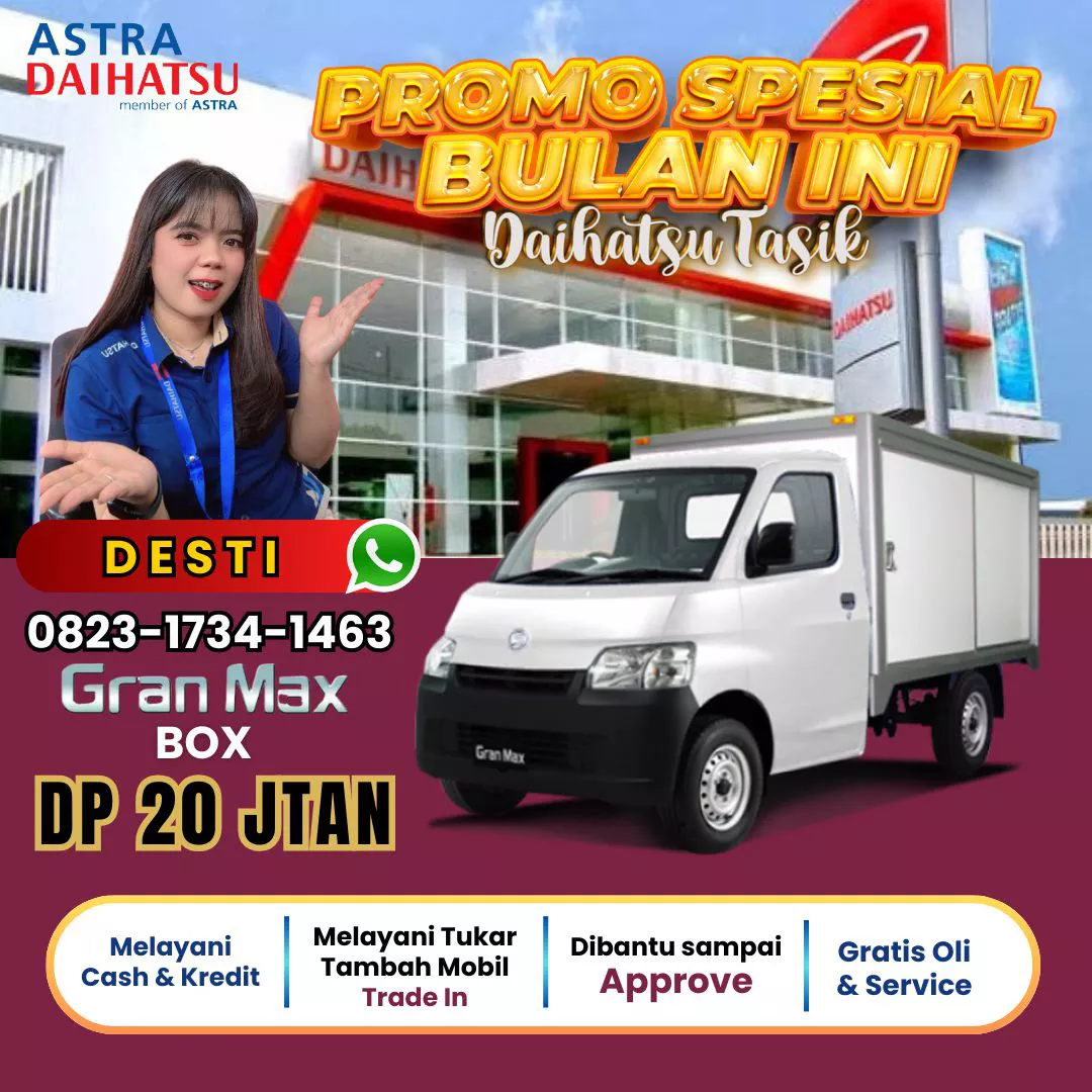 Promo Daihatsu Tasikmalaya Jenis Mobil Grand Max Box