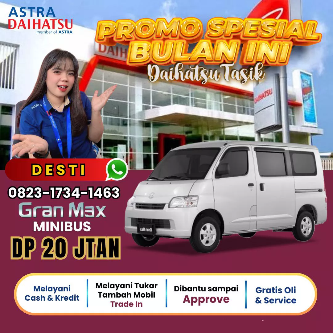 Promo Daihatsu Tasikmalaya Jenis Mobil Grand Max Minibus